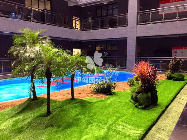 成都京東花卉綠植實景打造