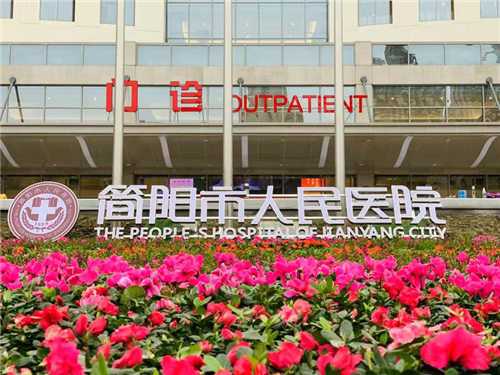 簡(jiǎn)陽人民醫(yī)院八十周年植物租擺