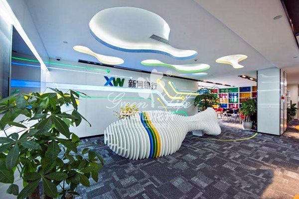 新網銀行綠植花卉出租案例